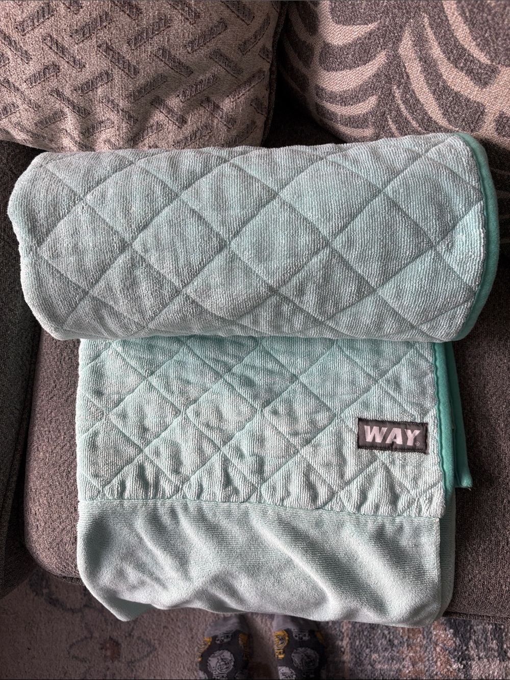 Blue Way Mat